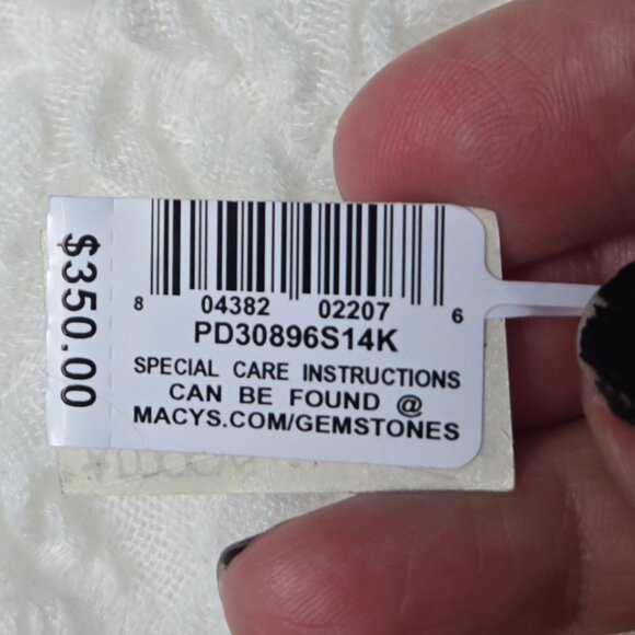 14k cross necklace NWT - Picture 5 of 5